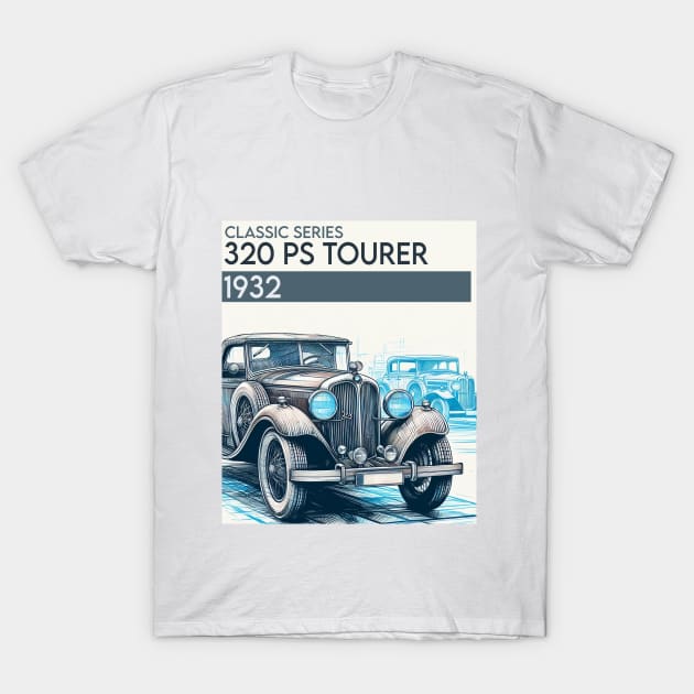 1932 320 PS Tourer T-Shirt by SquareFritz